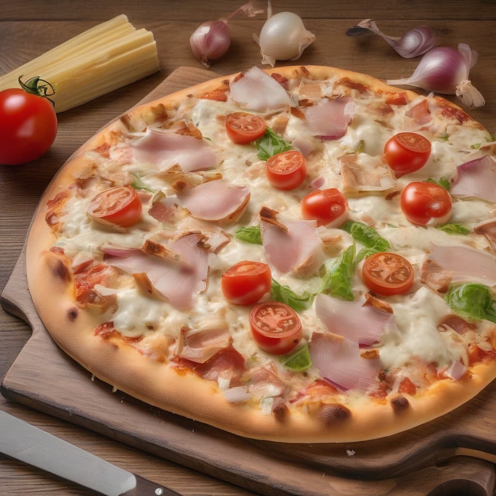 Chicken Caesar Pizza - Canadian 2 For 1 Pizza - Houston